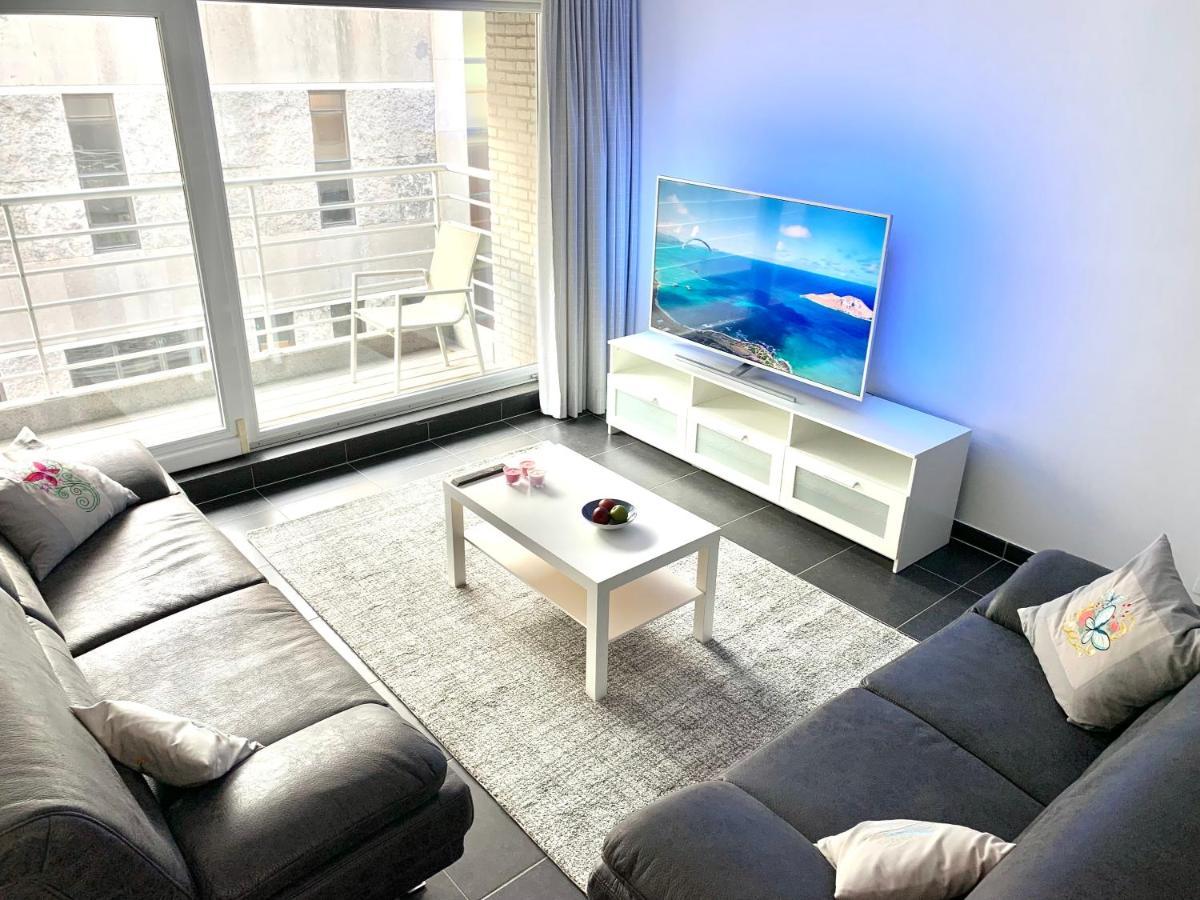 Vakantieappartement Emiel Centrum Oostende Met Garage Luaran gambar